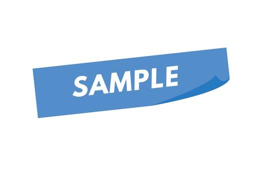 sample text Button. sample Sign Icon Label Sticker Web Buttons vector