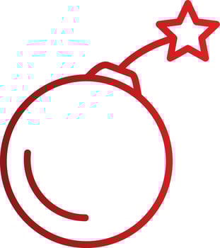 Bomb Vector Icon