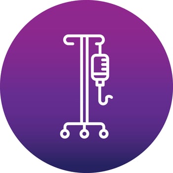 Infusion Rack Vector Icon