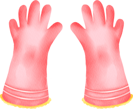 watercolor farm equipment tool element collection set crop clip art gloves png
