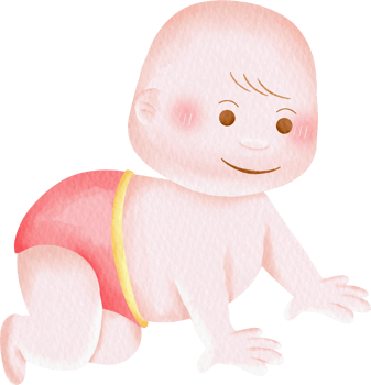 watercolor baby character cute children clip art collection kids png