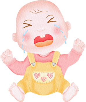 watercolor baby character cute children clip art collection kids png