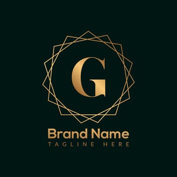 Luxury Letter G Gold Queen Design Logo. Elegant Gold logo Design consept for boutique,restaurant, wedding service, hotel or business identity. vector
