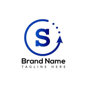 Abstract S letter modern initial Tech lettermarks logo design vector