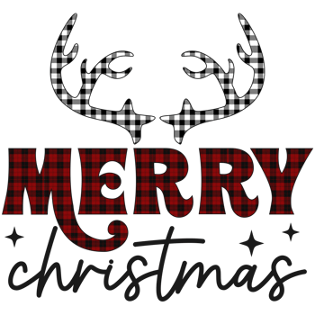 Christmas Buffalo Plaid PNG Sublimation