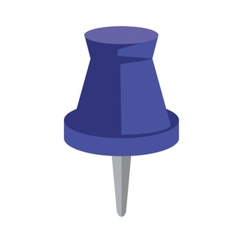attach pin supply vector