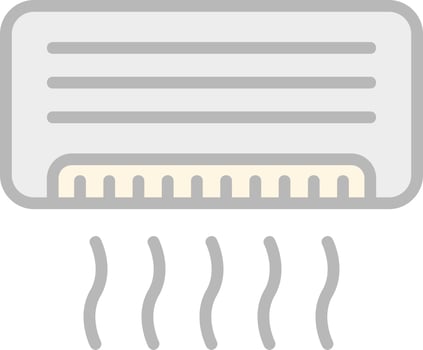 Air Conditioner Vector Icon Design