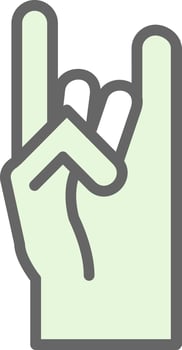 Sign Language Vector Icon Design