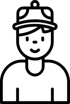 Teenager Vector Icon Design