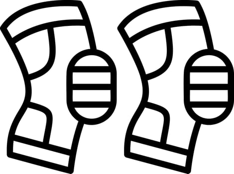 Kneepad Vector Icon Design