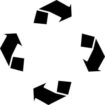 Recycling Vector Icon Design