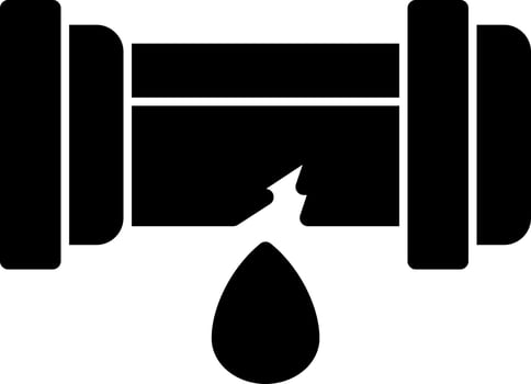Leaking Vector Icon Design