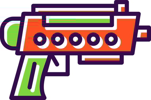 Laser Tag Vector Icon Design