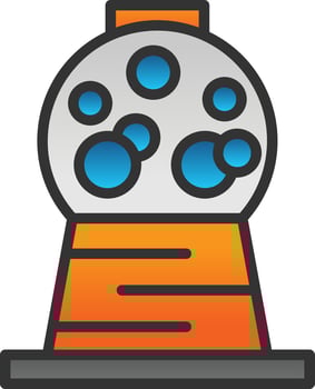 Candy Machine Vector Icon Design