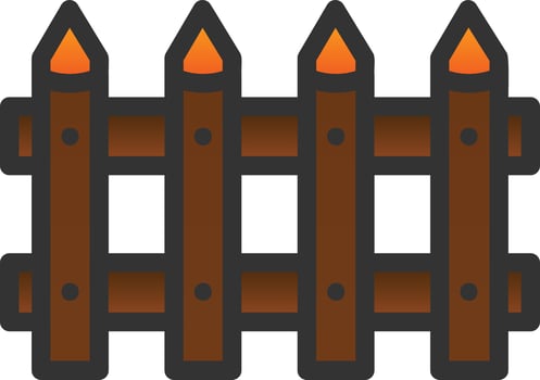 Fence Vector Icon Design