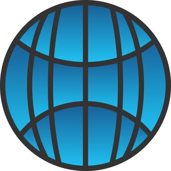 Globe Vector Icon Design