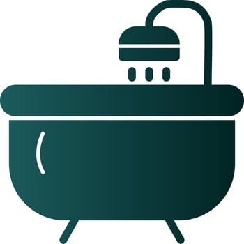 Bathtub Vector Icon Design