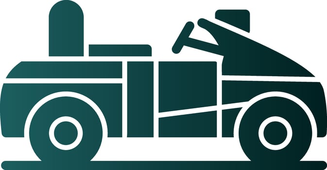 Kiddie Ride Vector Icon Design