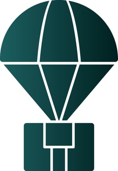 Parachute Vector Icon Design
