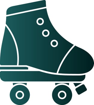 Roller Skate Vector Icon Design