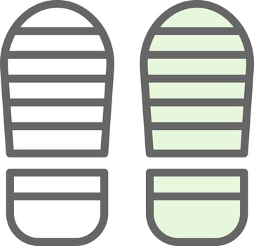 Footsteps Vector Icon Design