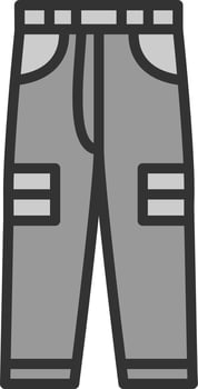 Pants Vector Icon Design