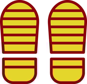 Footsteps Vector Icon Design
