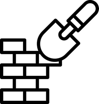 Trowel Vector Icon Design