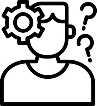 Hallucination Vector Icon Design
