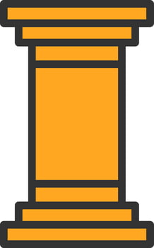 Column Vector Icon Design