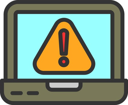 Warning Vector Icon Design