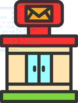 Post Office Vector Icon Design