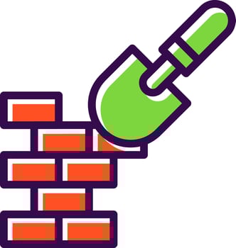 Trowel Vector Icon Design