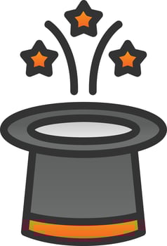 Magic Trick Vector Icon Design