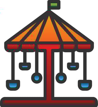 Carousel Vector Icon Design