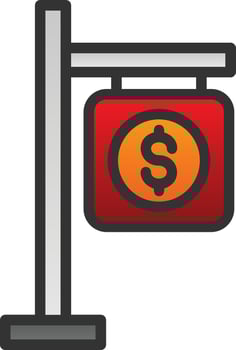 For Sale Vector Icon Design