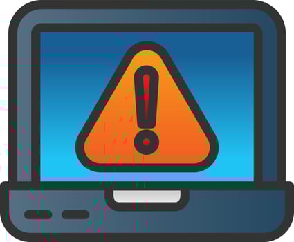 Warning Vector Icon Design