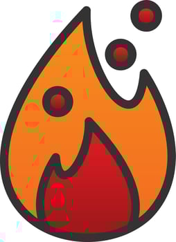 Fire Vector Icon Design
