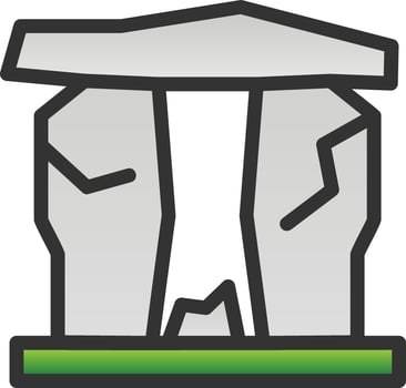 Stonehenge Vector Icon Design