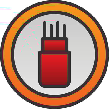 Optics Vector Icon Design