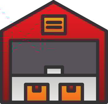 Ware House Vector Icon Design