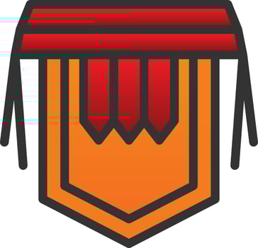 Skirt Vector Icon Design