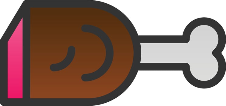 Ham Vector Icon Design