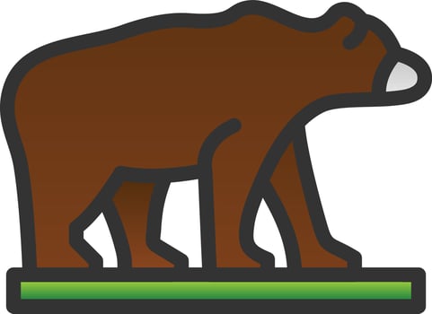 Bear Vector Icon Design