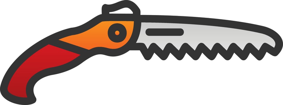 Sawing Vector Icon Design