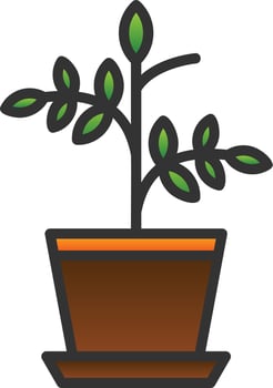Plant Vector Icon Design