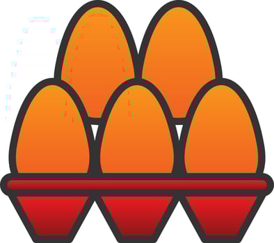 Eggs Vector Icon Design
