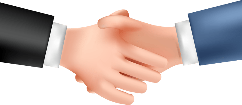 3d handshake icon. shaking hands. businessman shaking hands png