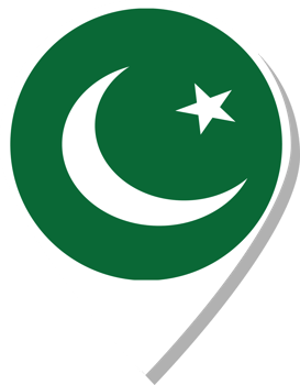 Pakistan flag check-in icon. png