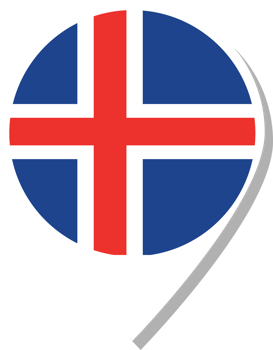Iceland flag check-in icon. png